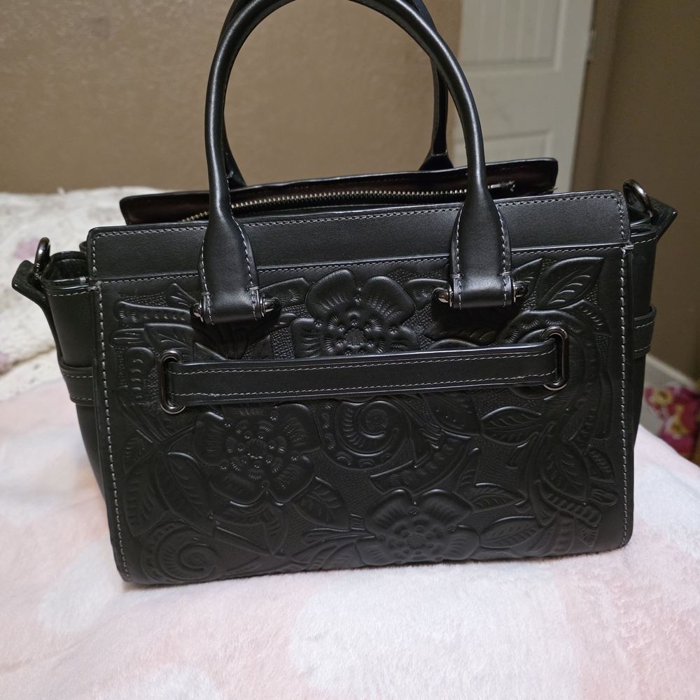 RARE COACH SWAGGER 27 TEA ROSE - Picture 3 of 14